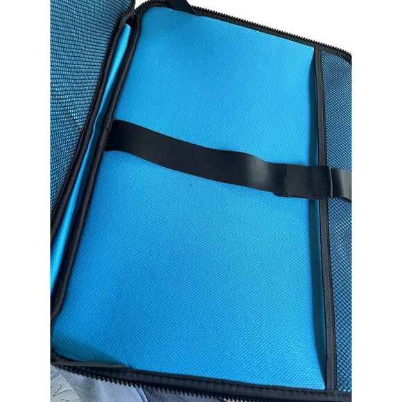 DOMISO 17 Inch Shockproof Laptop Bag Black Geometrical Padded Zip Around - Picture 5 of 6